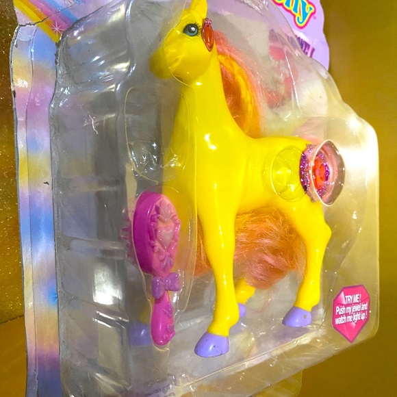 MAGIC TOUCH PONY VTG 1996 JEWELS PONY SAPPHIRE JEWELS LIGHT UP & BLINK WORKS! - Picture 8 of 15